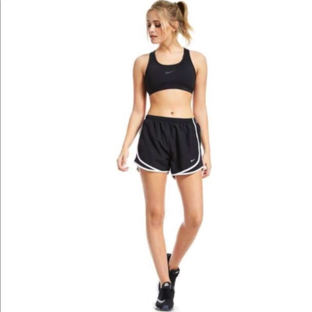 NIKE Black Mesh Lined Running Shorts